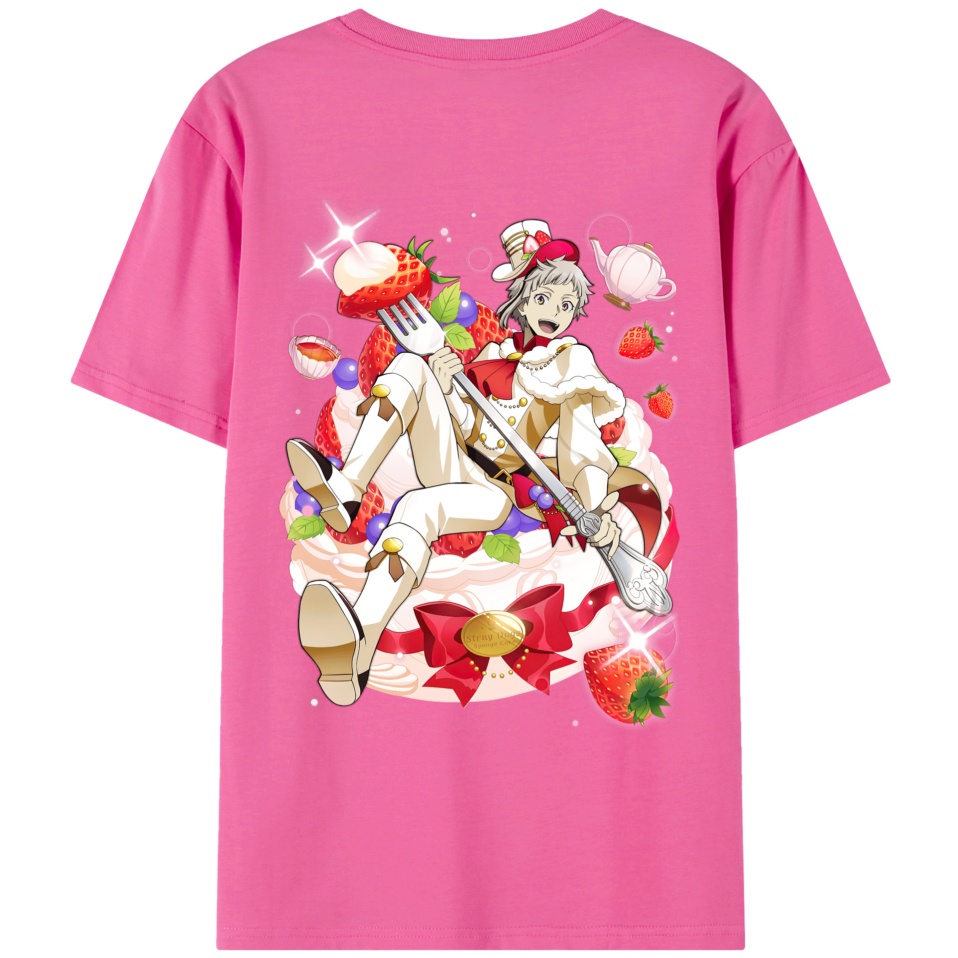 （画像用） 文豪ストレイドッグス Bungo Stray Dogs レディース半袖Tシャツ(バックプリント)